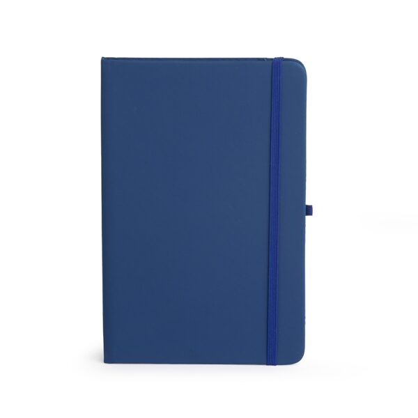 Caderno emborrachado laranja personalizado gravação UV