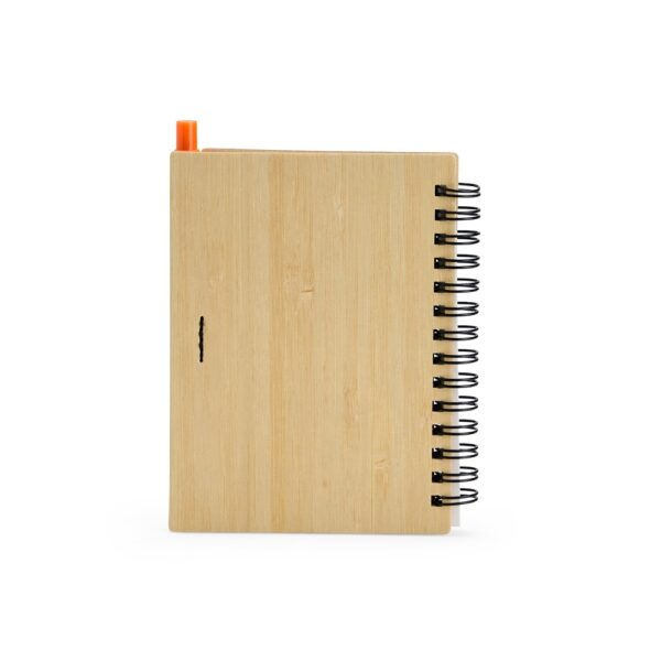 Caderno ecológico vermelho silk para empresas B2B