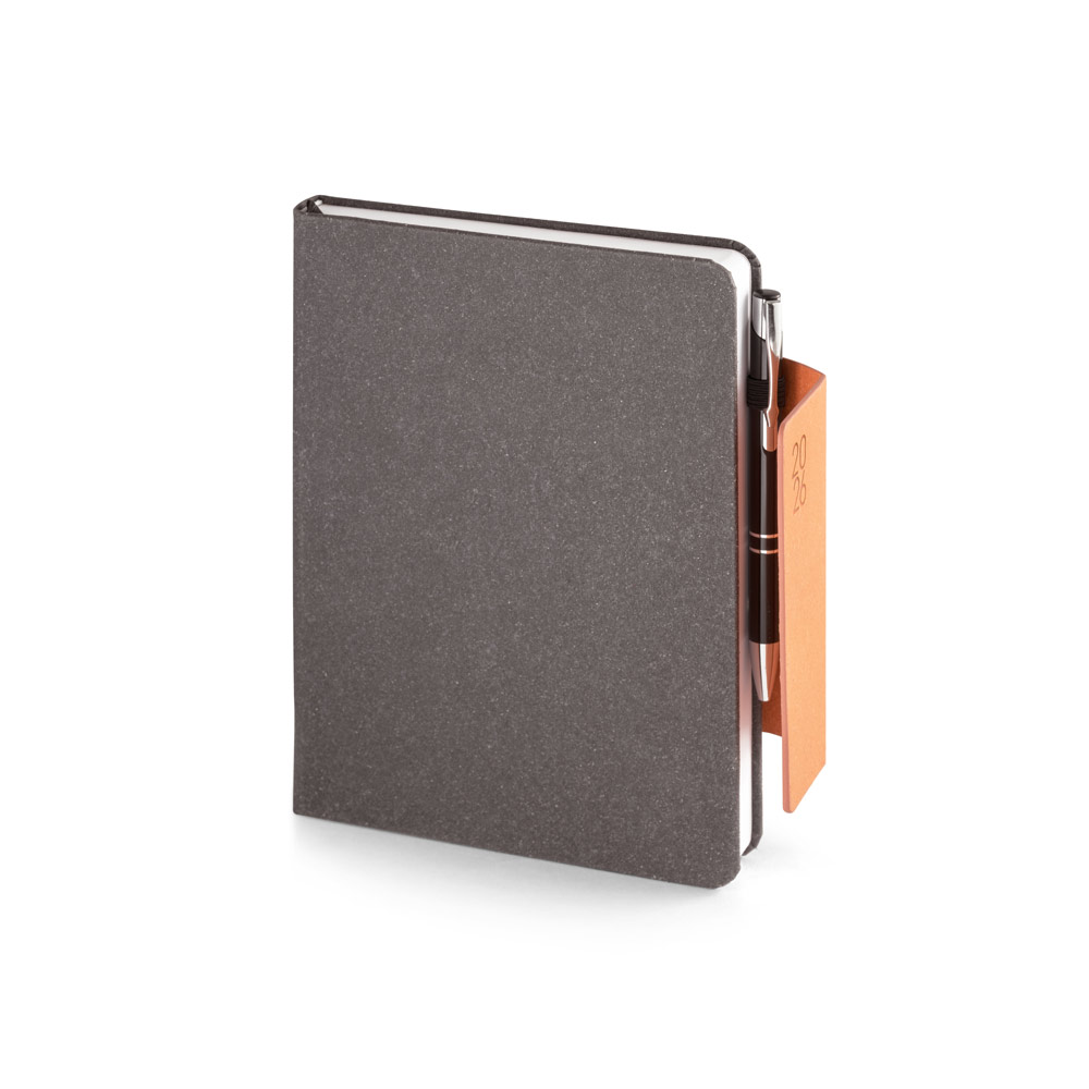 - Huble Brindes Corporativos (21x14 cm) | Agenda Personalizada Anual Pele Reciclada c/ Caneta- HUBSP-66205 - Imagem 7