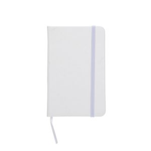 Caderno Personalizado Tipo Moleskine Couro Sintético com Pauta 14,4x8,8cm