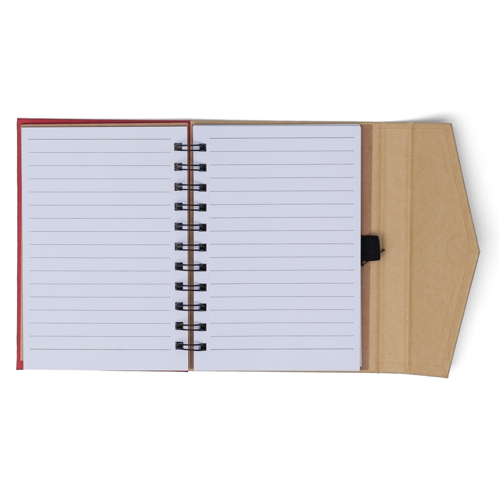 - Huble Brindes Corporativos (16x13) Caderno Personalizado Ecológico com Autoadesivos - HUBZB-18515 - Imagem 3