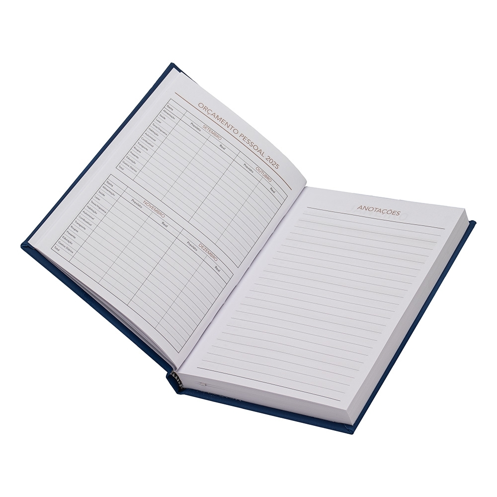 - Huble Brindes Corporativos (21x14 cm) | Agenda Personalizada Anual Emborrachada - HUBZB-14929 - Imagem 7