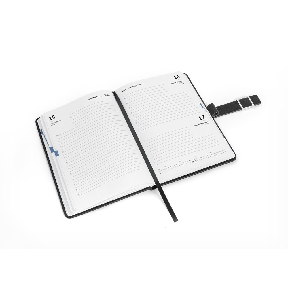 - Huble Brindes Corporativos (21x14 cm) | Agenda Personalizada Anual PU - HUBSP-66221 - Imagem 6