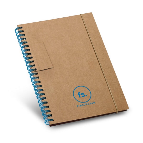 Kit cadernos B6 reciclados personalizados brinde empresarial