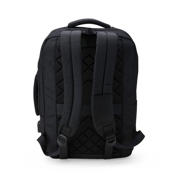 Brinde corporativo mochila nylon preta com logo