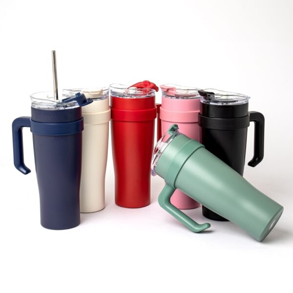 Caneca térmica personalizada 1,2L para brindes corporativos