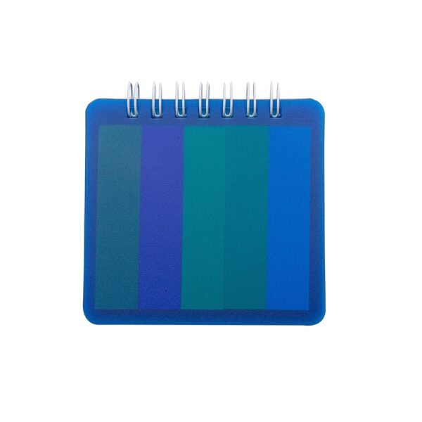 Kit bloco transparente com autoadesivos personalizados empresa