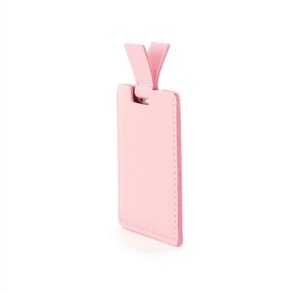 Espelho quadrado inox rosa gravação silk personalizado
