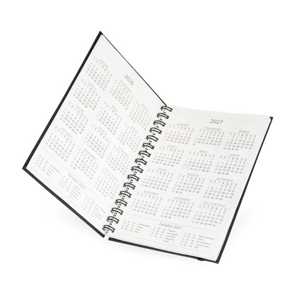 Planner cromato branco personalizado corporativo