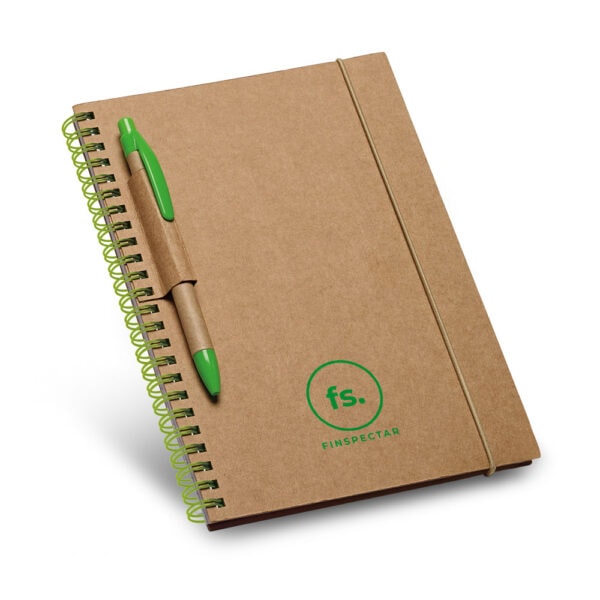 Caderno B6 preto pautado gravação transfer corporativo