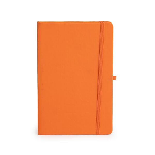 Planner corporativo verde com impressão silk screen