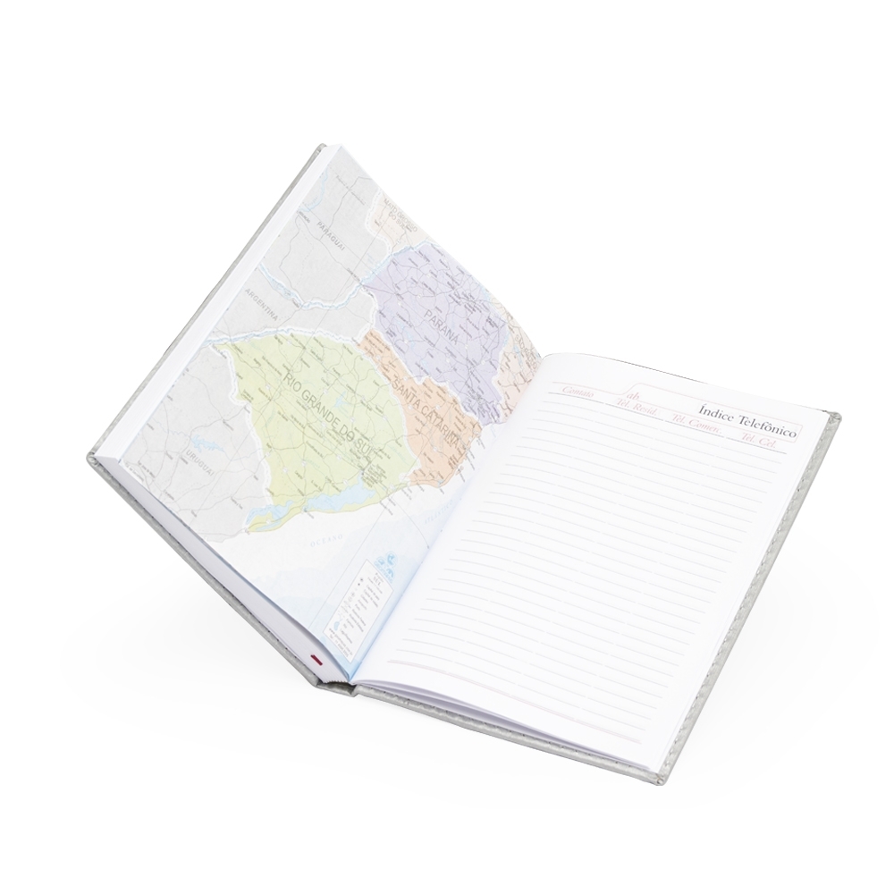 - Huble Brindes Corporativos (20x14 cm) | Agenda Personalizada Diária Anual Couro - HUBZB-12323 - Imagem 9