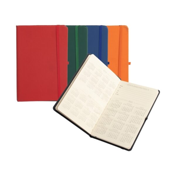 Planner personalizado emborrachado anual com logo