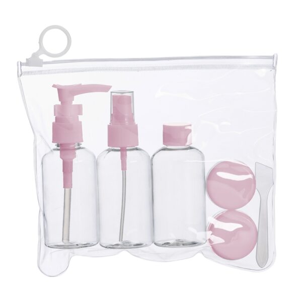 Conjunto viagem branco 6 itens com logomarca corporativo