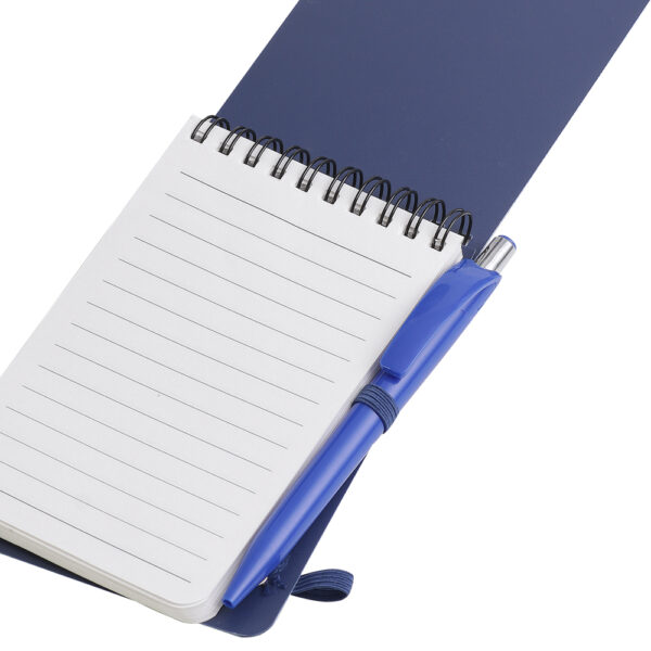 Brinde caderno PP branco gravação silk personalizado