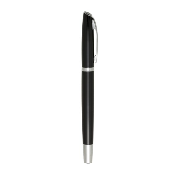 Caneta metal personalizada prata brinde executivo