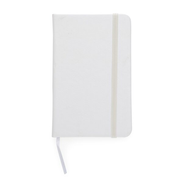 Caderno personalizado couro sintético vermelho para empresa