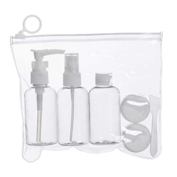 Kit viagem rosa com logo silk 1 cor presente empresarial