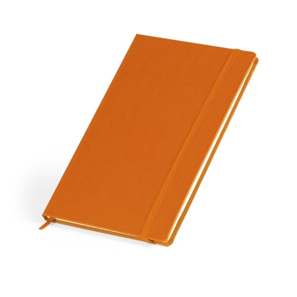 Caderno Personalizado Couro Sintético com Pauta Porta Caneta 21x14cm