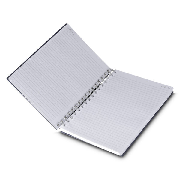 Brinde corporativo caderno A5 preto personalizado