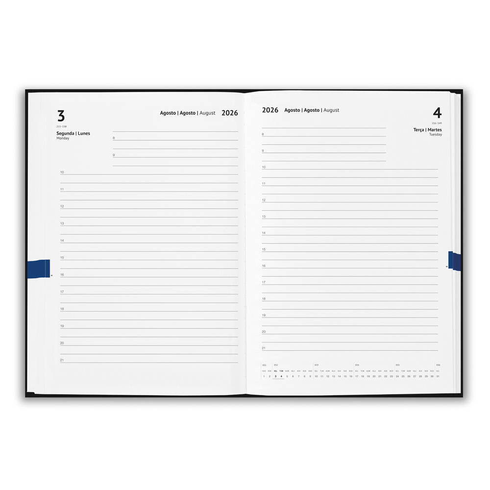 - Huble Brindes Corporativos (21x14 cm) | Agenda Personalizada Anual PU - HUBSP-66221 - Imagem 7