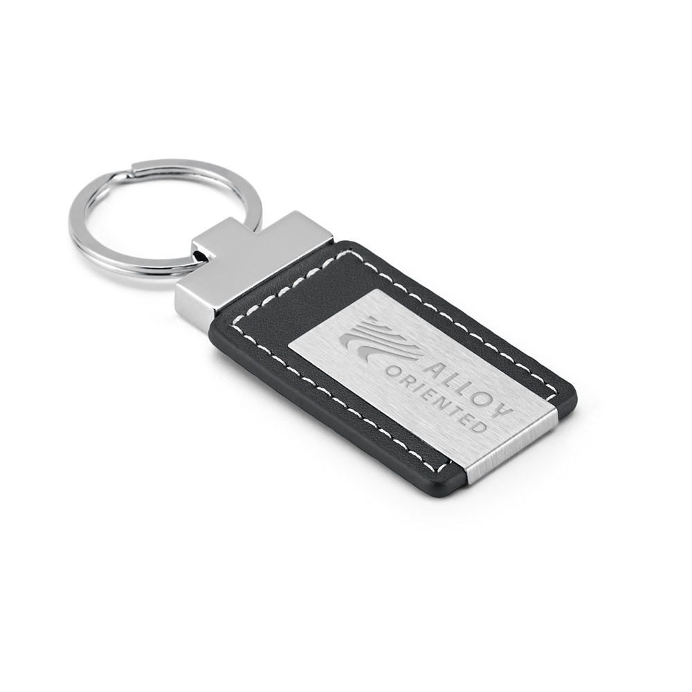 - Huble Brindes Corporativos Chaveiro Personalizado Couro Sintético - HUBSP-93156 - Imagem 2