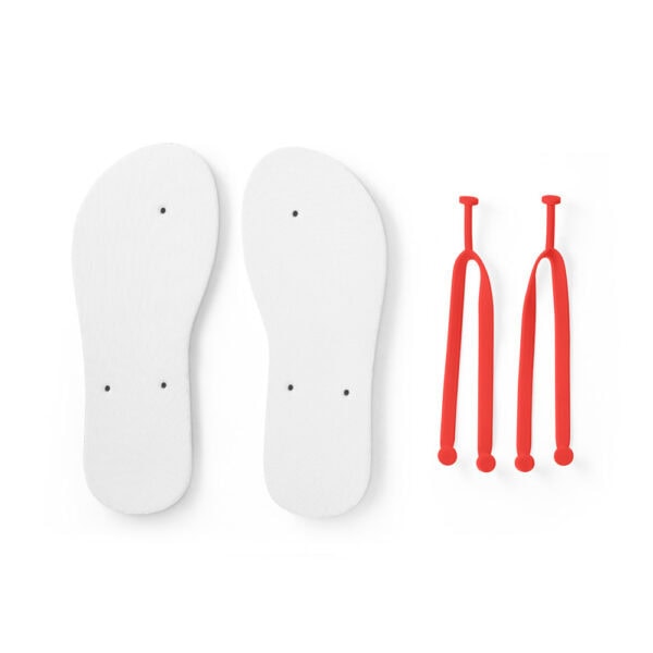 Chinelo corporativo sublimação azul para brindes em massa