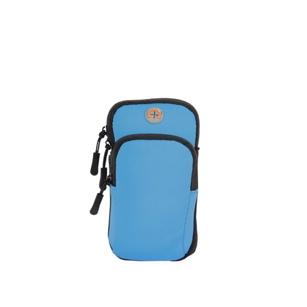 Porta-celular esportivo laranja gravação silk empresa