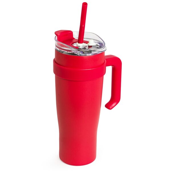 Caneca corporativa azul 1,2L personalizada silk screen