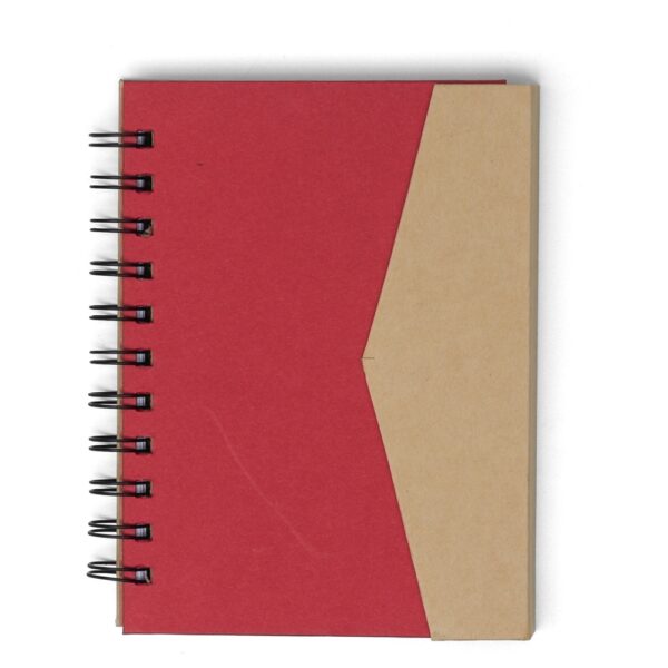 Caderno Ecológico Personalizado com Autoadesivos 16,3x13,5cm