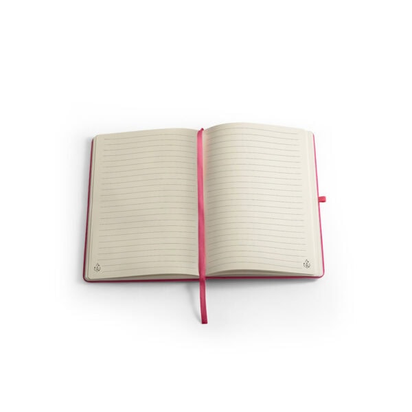 Caderno corporativo A5 capa dura em poliéster 100% reciclado