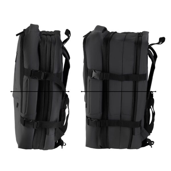 Mochila executiva preta silk screen para empresas