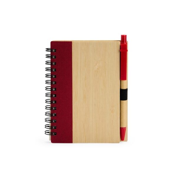 Caderno ecológico preto personalizado com logo silk