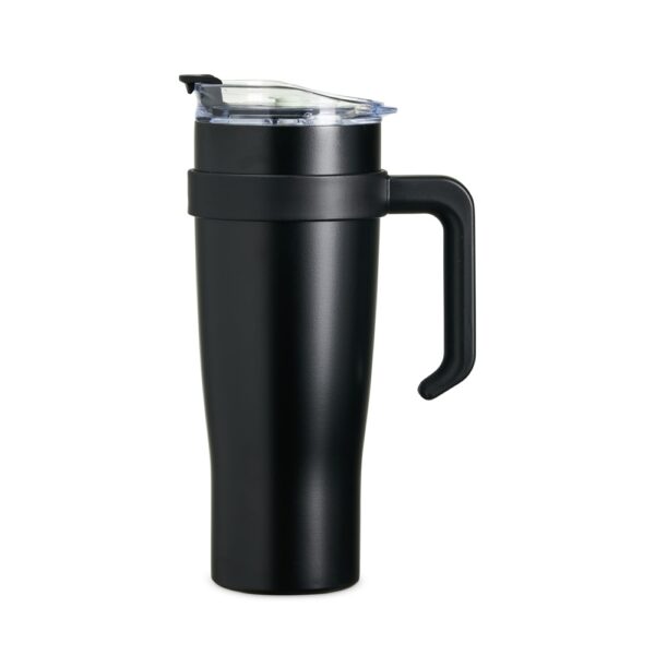Caneca azul 1,2L personalizada com logo UV digital