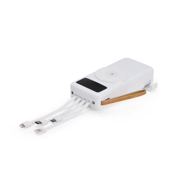 Carregador portátil preto 20000mAh com gravação UV logo