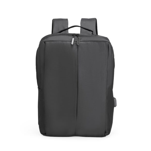 Mochila azul personalizada com placa de metal 20L empresa
