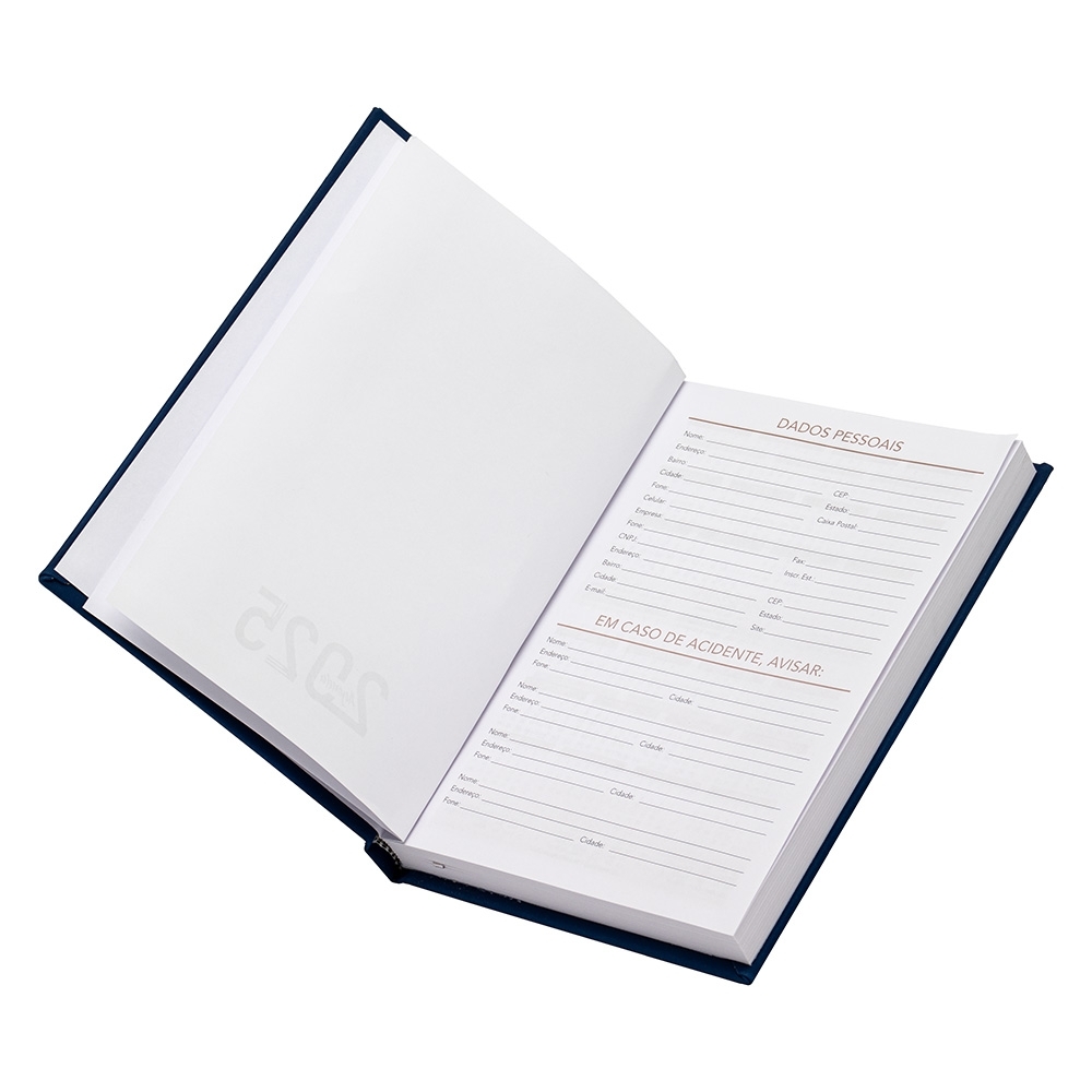 - Huble Brindes Corporativos (21x14 cm) | Agenda Personalizada Anual Emborrachada - HUBZB-14929 - Imagem 4