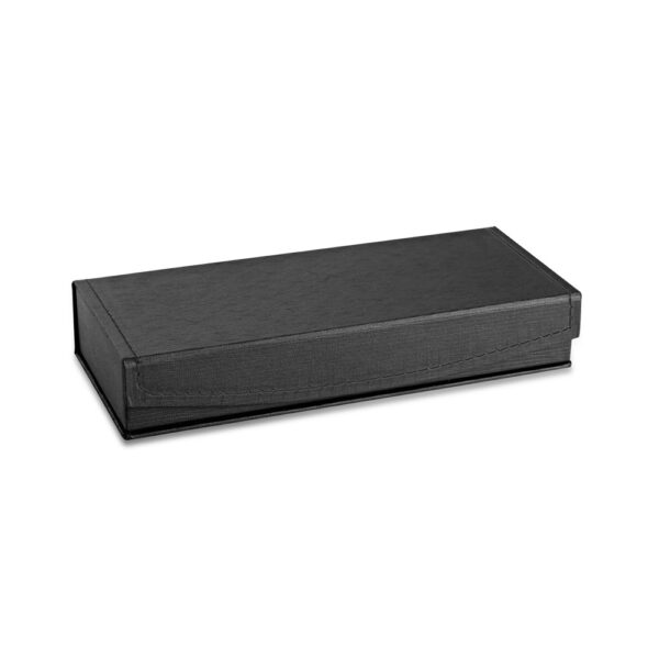 Estojo slim preto personalizado para canetas com logomarca