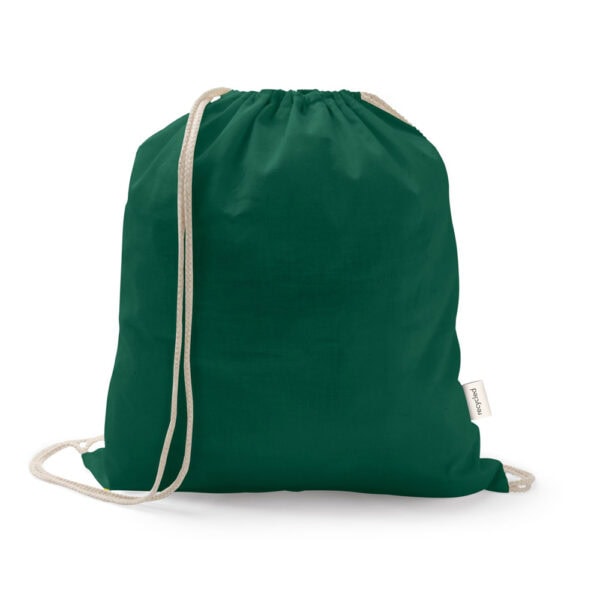Sacochila Personalizada Algodão Reciclado 140g/m² 41x37cm