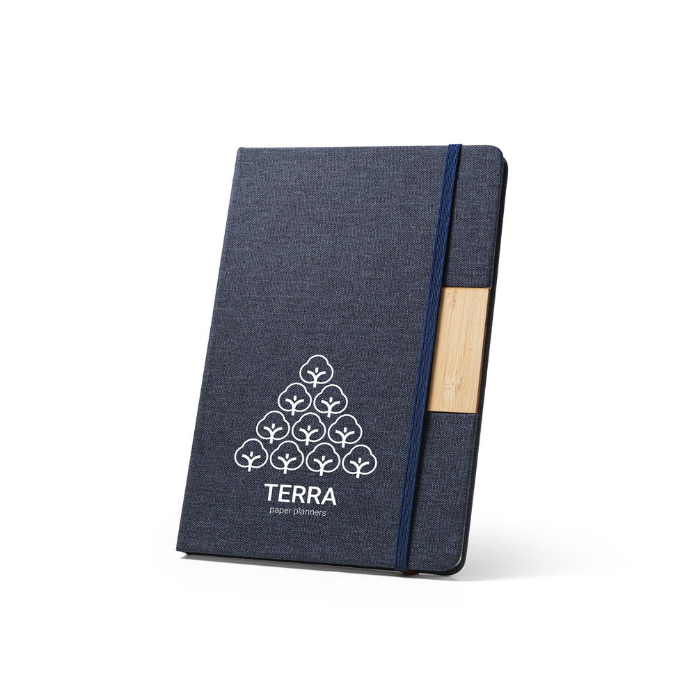 - Huble Brindes Corporativos Caderno Personalizado A5 Capa Dura PET 100% Reciclado - HUBSP-93585 - Imagem 4