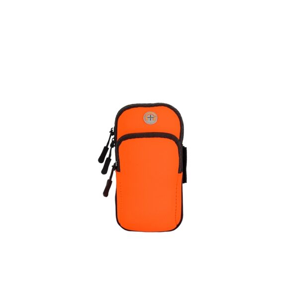 Braçadeira esportiva personalizada neoprene com logo silk