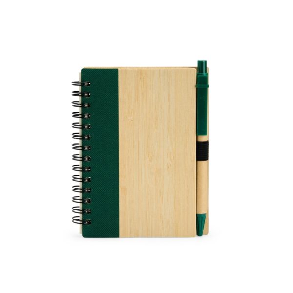 Caderno ecológico vermelho personalizado brinde empresa