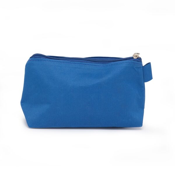Nécessaire nylon azul claro com logo em silk screen