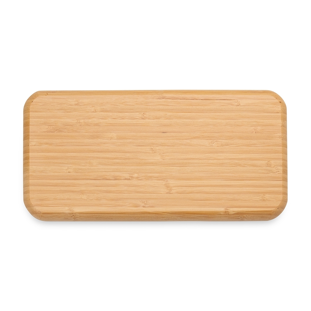 - Huble Brindes Corporativos Petisqueira Personalizada de Bambu Retangular 30x15cm - HUBZB-18617 - Imagem 3