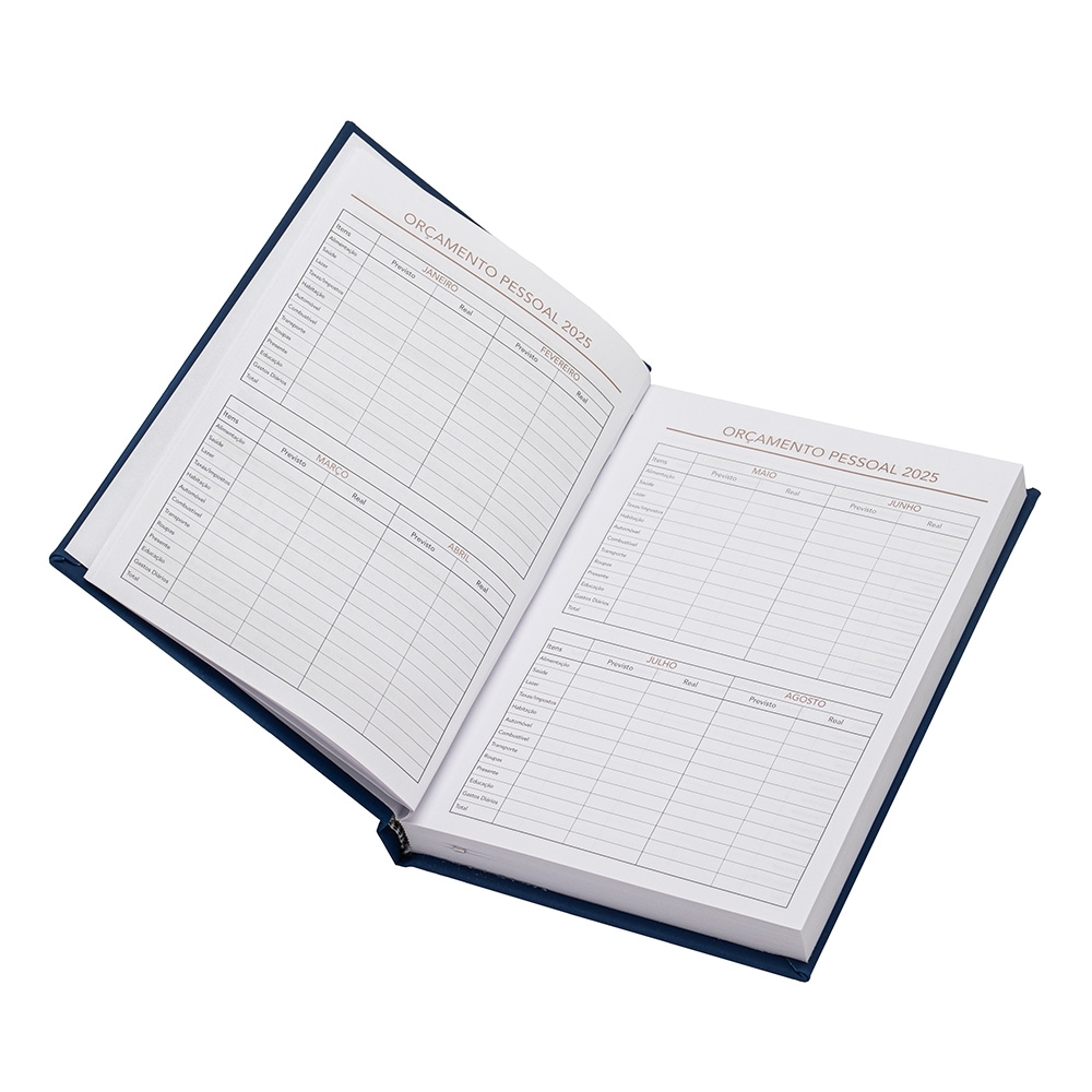 - Huble Brindes Corporativos (21x14 cm) | Agenda Personalizada Anual Emborrachada - HUBZB-14929 - Imagem 6