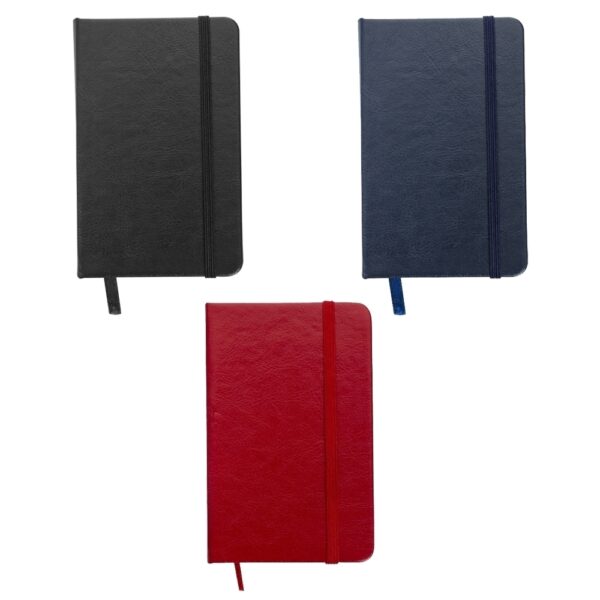 Caderno moleskine couro sintético personalizado corporativo