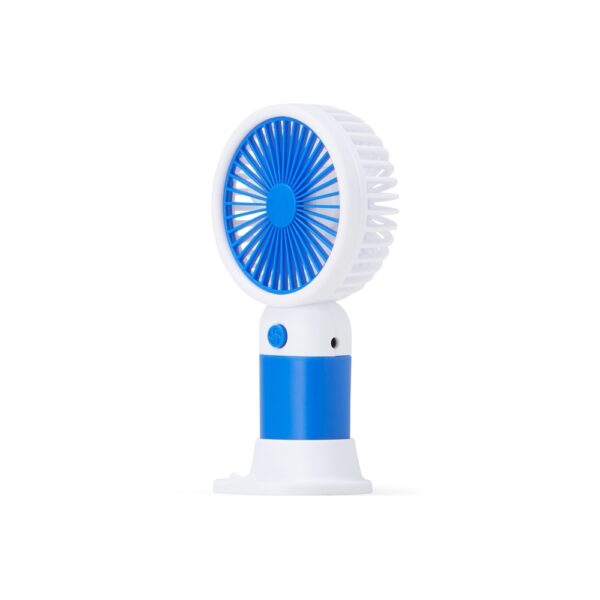 Brinde corporativo ventilador amarelo personalizado