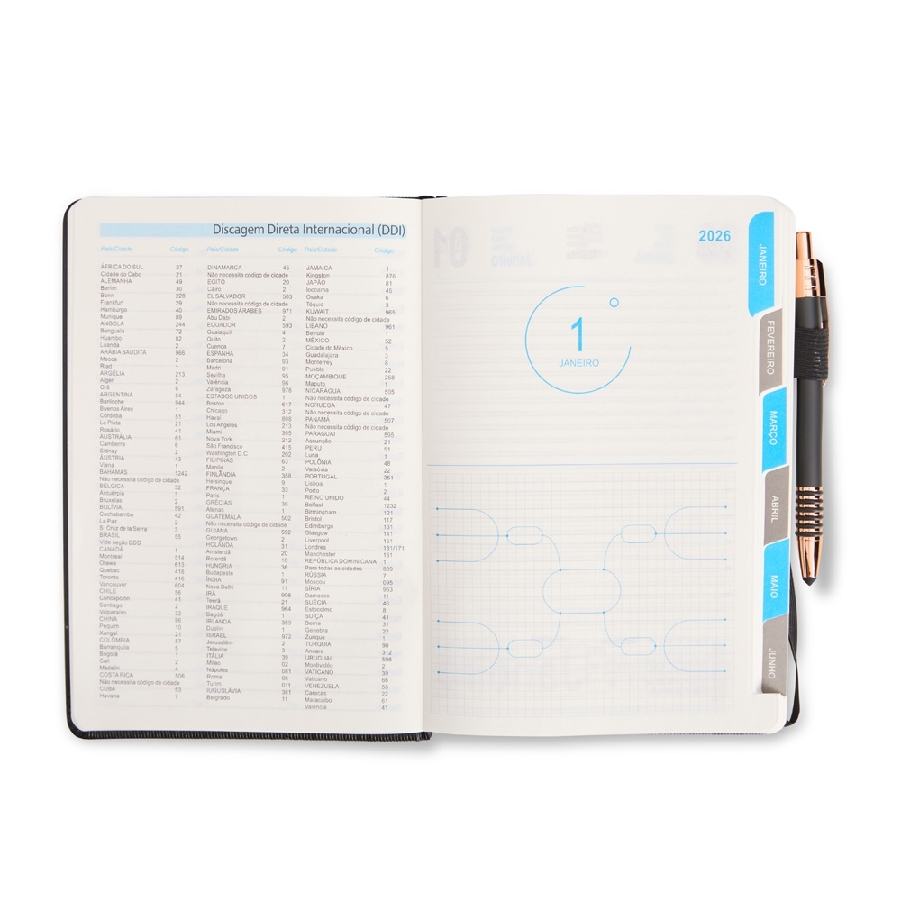 - Huble Brindes Corporativos (21x14 cm) | Agenda Personalizada Anual PU - HUBZB-02469 - Imagem 6