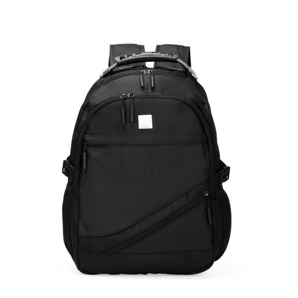 Mochila corporativa preta com gravação transfer 23L