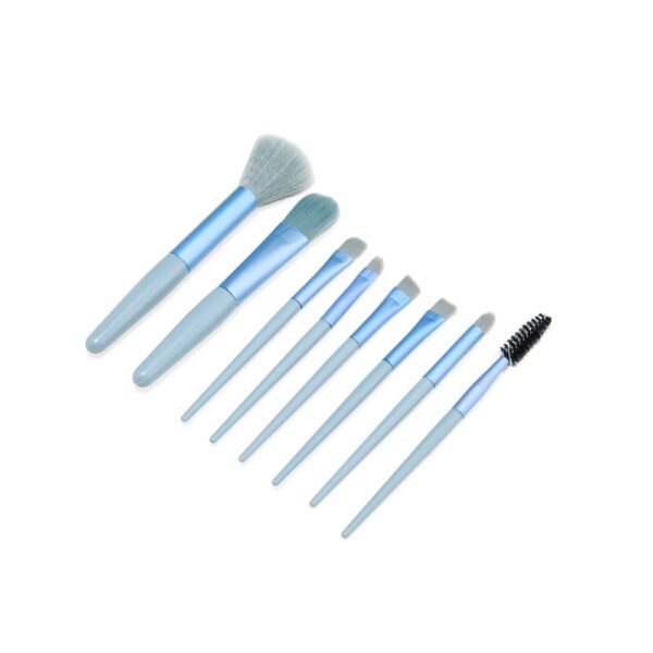 Brinde feminino kit pincel azul claro com logo empresa
